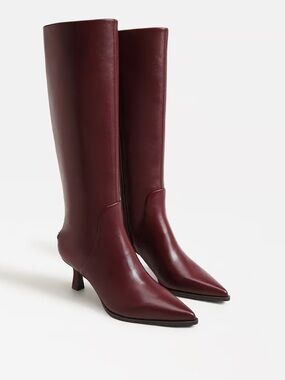 Circus by Sam Edelman Yulia Knee High Boot in Chianti Leather
